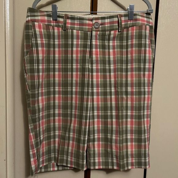 PerSeption Concept Pastel Plaid Shorts - Picture 1 of 3